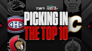 Three Canadian teams have top 10 picks. How will they use them?