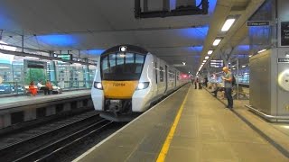 (HD) Thameslink 700104 Full Length Unit on the Thameslink Core. 25.7.16