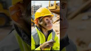 12-05-24 monkey worker #poormonkey #Monkey #AI #relaxing