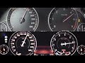 BMW 5 F10 535xd vs 535i 0-200 acceleration