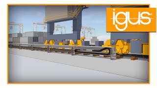 e-chain® solution for Automatic Stacking Cranes