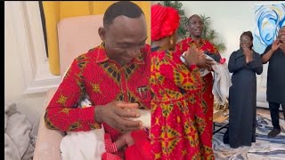 Watch How Dr Paul Enenche Meets His Grandchild For The First Time - Deborah Paul Enenche First Child