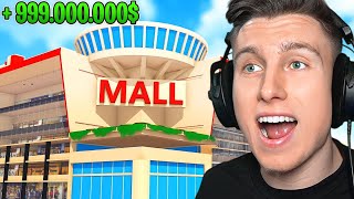 I'm BUILDING a LUXURY SHOPPING MALL in Roblox!