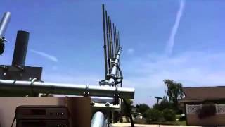 EME Antenna 2X8 Prototype RPOL by KK6FAH July 2014