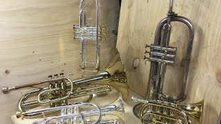 Trumpet, Cornet, Flugelhorn, Mellophone Comparison