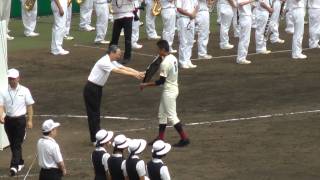 2011夏の高校野球閉会式(1)優勝旗、優勝盾とメダル授与～ The Closing Ceremony