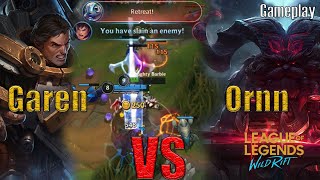 Wild Rift Garen vs Ornn Baron Lane (MVP)