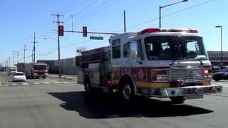 PFD Pipeline 34, Air Unit 1 and Salvation Army Responding (Lots of Horn)