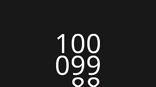 100 Second Countup Timer