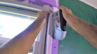 How To Install Plastic Corner Bead Around A Window