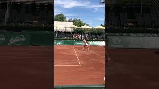 Martina Trevisan (Serve, Backhand Forehand Slow Motion) WTA 250 Budapest 2022