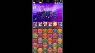 パズドラ[ベルゼブブ降臨！狂皇子 超地獄級]サタンPT ノーコン