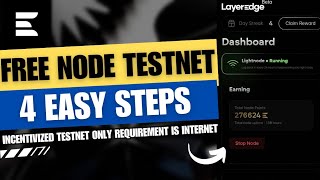 LayerEdge Free Node Testnet Airdrop Tagalog | Collect Uptime and Airdrop Points Easy Guide