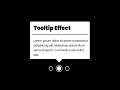 Tooltip Pure CSS | Html CSS Hover Effects