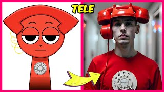 OC Sprunki Characters as Humans ☎️📞🧍‍♂️ + Guess the Voice Quiz + Their Favorite Things! | Tele, Lily