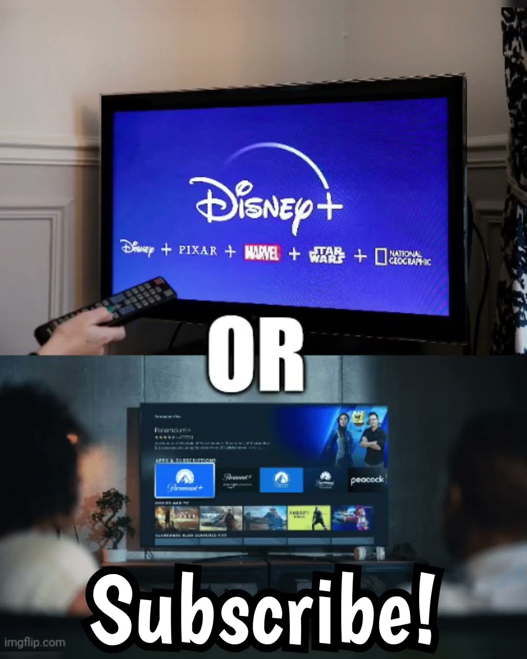 Disney Plus OR Paramount Plus? #paramount #streaming #disney disney