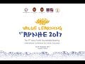 APNHE 2017 : Value Learning Holistic Education [Sub Thai]