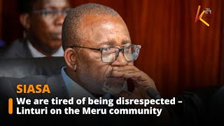 Former CS Mithika Linturi Criticizes Ruto Over Marginalization of Meru Community.