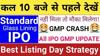 Standard Glass Lining Technology IPO | Standard Glass Lining IPO Listing Strategy | Stock Market Tak