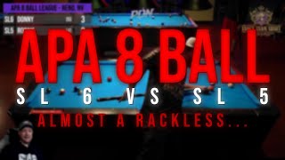 APA League Night | 8 Ball Match | Donny v Robbie | SL 6 v SL 5 | Commentary