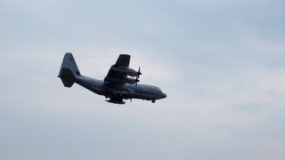 C-130 landing at MCAS Iwakuni (IWK/RJOI) 2013/4/14