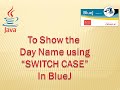 Switch Case in Blue J to Display Day #BlueJ, #JAVA, #ComputerProgramming, #Programming