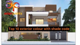 Asianpaints colours combinations with Shades code exteriors