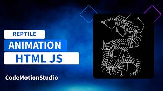 How to Make Reptile Animation | HTML JS