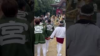 2024.10.6 焼山宮ヶ迫祭礼会 やぶvsとんぼ