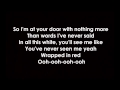 kelly clarkson wrapped in red lyrics