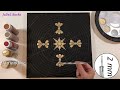 mandala painting tutorial canvas wall art