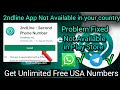 2ndline App Not Available in your country | Problem Fixed