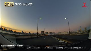 「Y-4K-02 ／ ZR-4K-02」走行動画｜4K｜前後２カメラドライブレコーダー｜ユピテル公式｜2024年12月発売