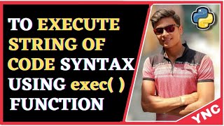 Execute a String of Code in Python