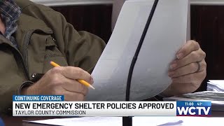 Taylor Co. commissioners approve new emergency shelter policies after indecent exposure arrest