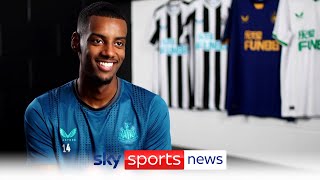 Alexander Isak on his move to Newcastle, scoring on his debut & messaging Alan Shearer