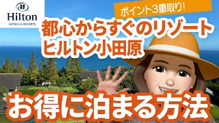 【お得ホテルステイ】ヒルトン小田原で格安にリゾート気分を満喫【ヒルトンレポート】