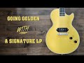 A golden guitar for a golden moment!
