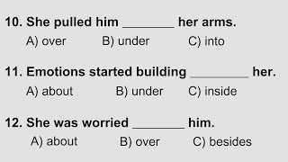 Fill in the Blanks with Suitable Prepositions - 3 | Preposition Mock Test | Can You Score 20/20?