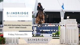 Watch the $62,500 Bainbridge Companies CSI 5* 1.50m Classic