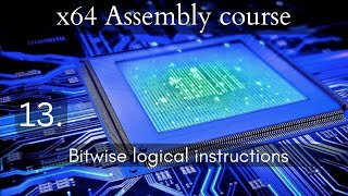 x64 Assembly course: 13. Bitwise logical instructions