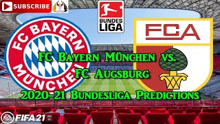 FC Bayern Munich vs. FC Augsburg | 2020-21 German Bundesliga | Predictions FIFA 21