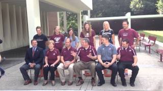 EKU President Michael Benson takes the Ice Bucket Challenge