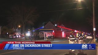 Crews sent to Dickinson Street in Springfield for a house fire