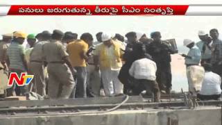 AP CM Chandrababu Naidu Visits Pattiseema Project