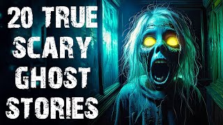 20 True Disturbing Ghost \u0026 Paranormal Scary Stories | Horror Stories To Fall Asleep To