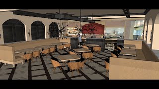 PAZZO Restaurant updated 3D Concept Designer Raymond Haldeman  10-13-21