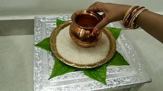 How to decorate Coconut for kalasha pooja|varalakshmi face making| Varalaxmi vratham