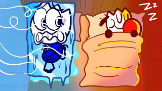 Freezing Cold in One Room! HOT vs COLD Challenge | Funny Cartoon Animation | Animated Short Films