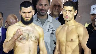 Artur Beterbeiv vs Dmitry Bivol 2 Full Weigh In \u0026 Face Off Video